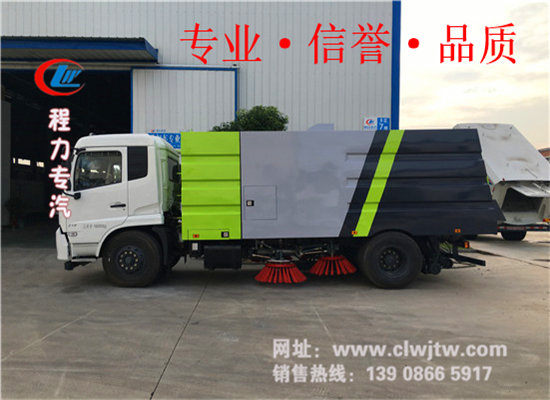东风天锦12吨扫路车